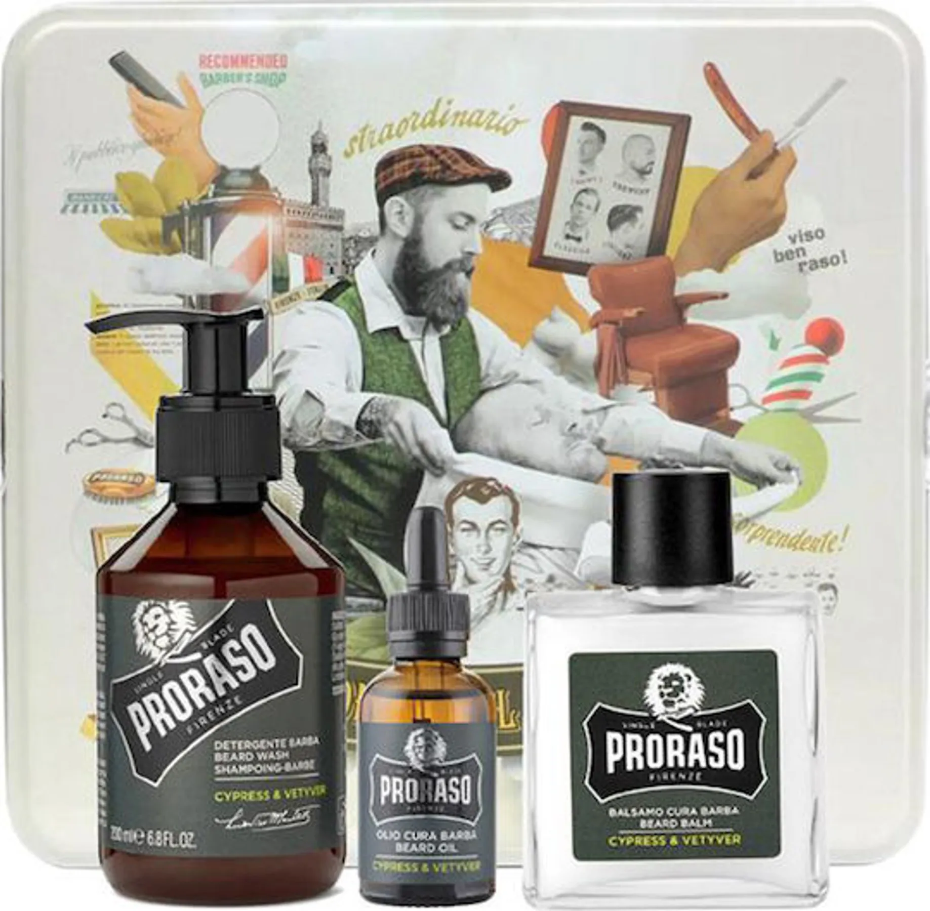 Σετ Περιποίησης Γενειάδας - Proraso Beard Care Gift Set Cypress & Vetyver - Image 3