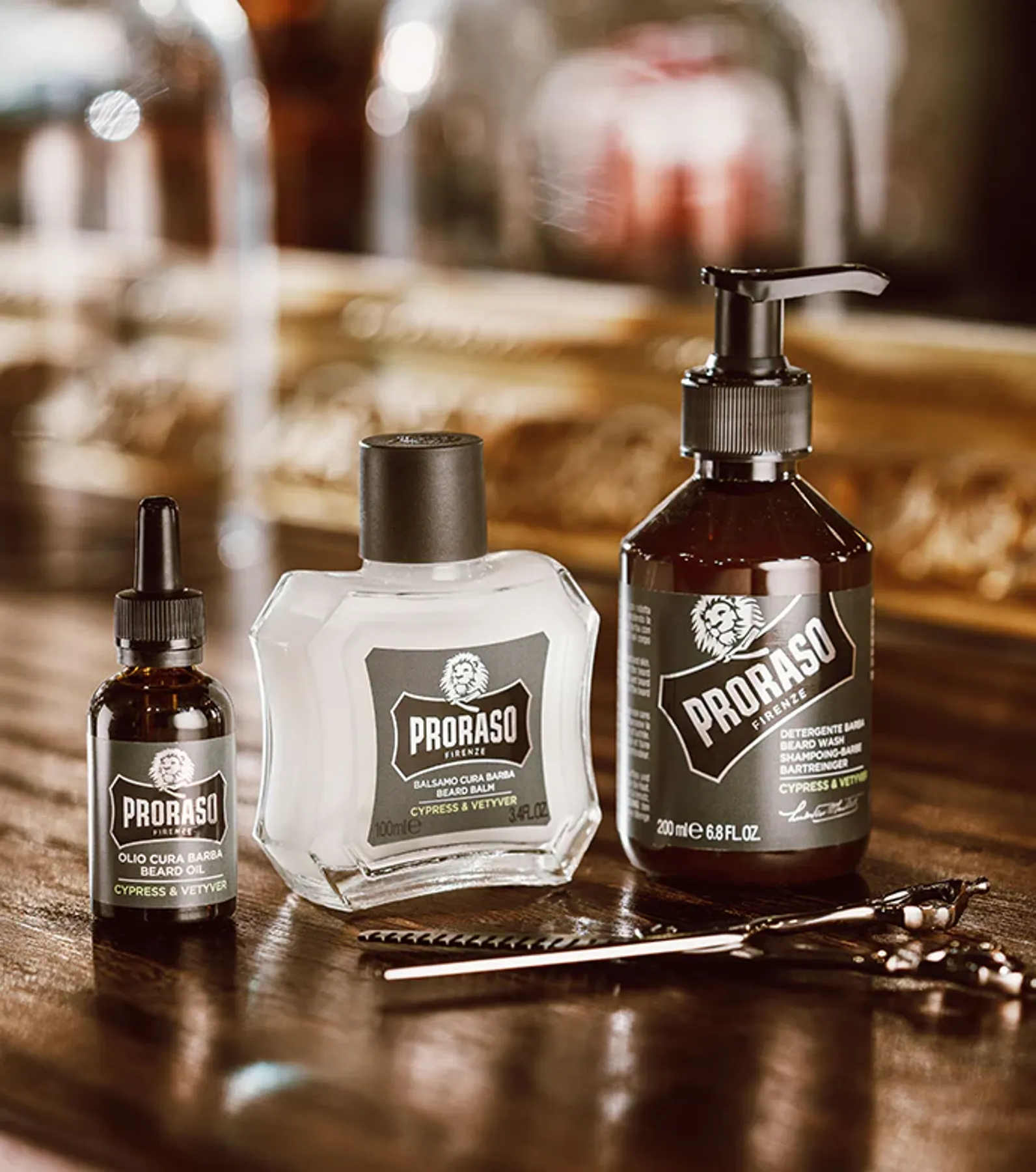 proraso beard care gift set cypress vetyver 3