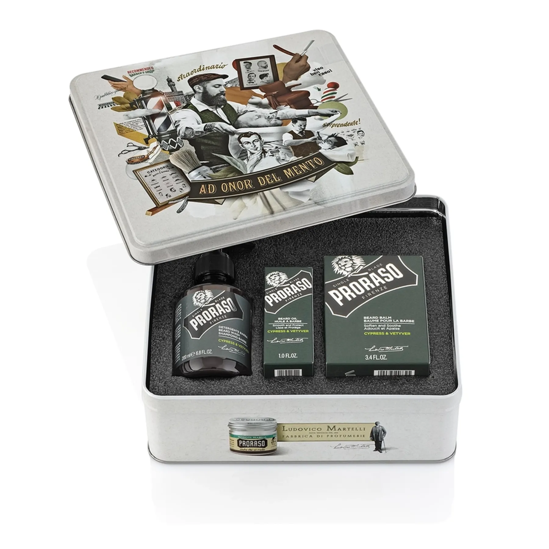 Σετ Περιποίησης Γενειάδας – Proraso Beard Care Gift Set Cypress & Vetyver